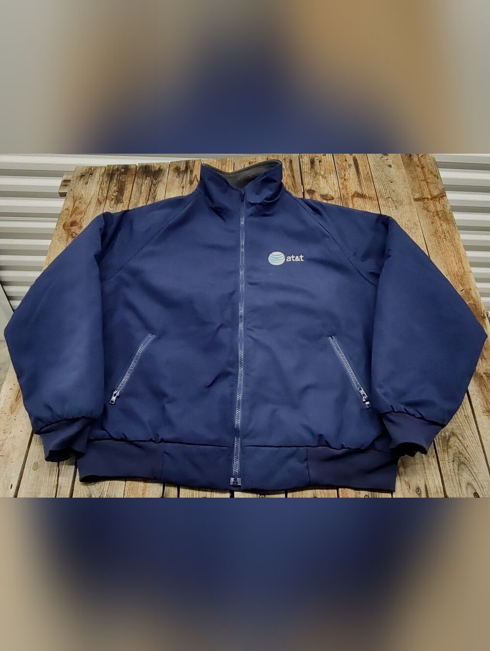 vintage 90's AT&T heavy workers jacket made in USA men's Size XL